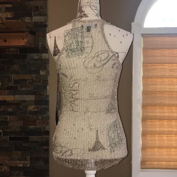 Rock & Republic See Through Shimmer Tank - Picture 3 of 4